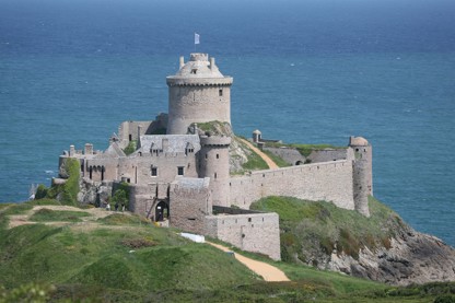 France, Bretagne, Cotes d'Armor, Fort la latte pres du cap frehel, chateau, fortification, tours, mer,