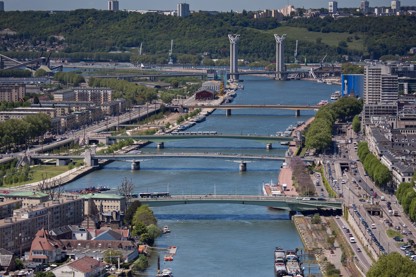 Rouen, Panorama depuis la Cote Sainte-Catherine