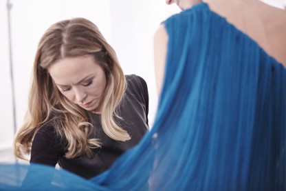 Fittings before Ralph & Russo Haute Couture show