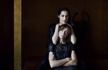 Amira Casar and Sylvie Testud, 2009