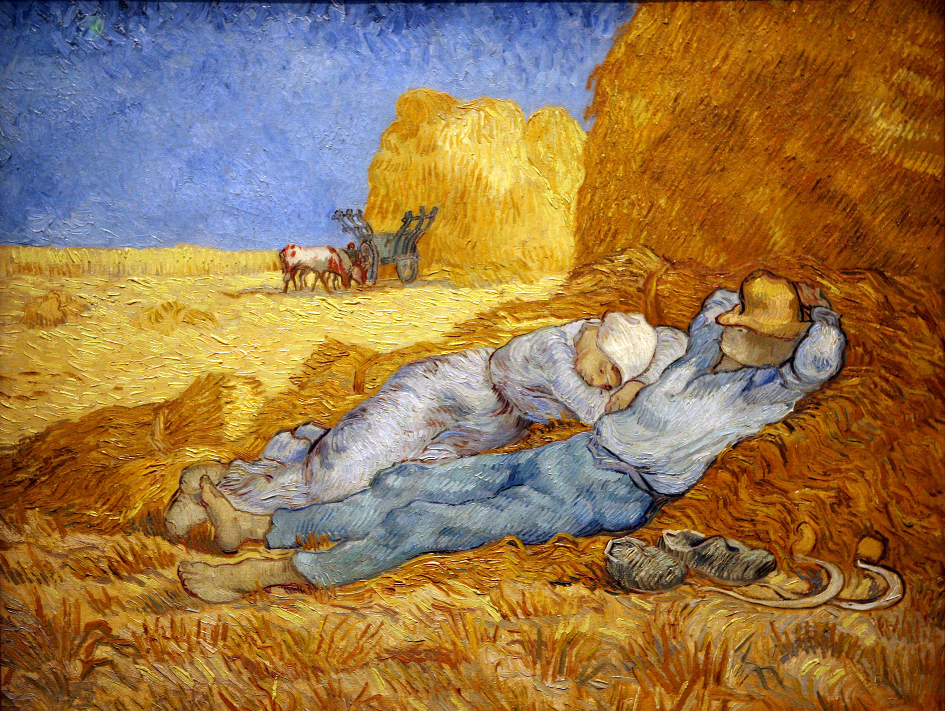 Vincent van Gogh - La Meridienne or La siesta