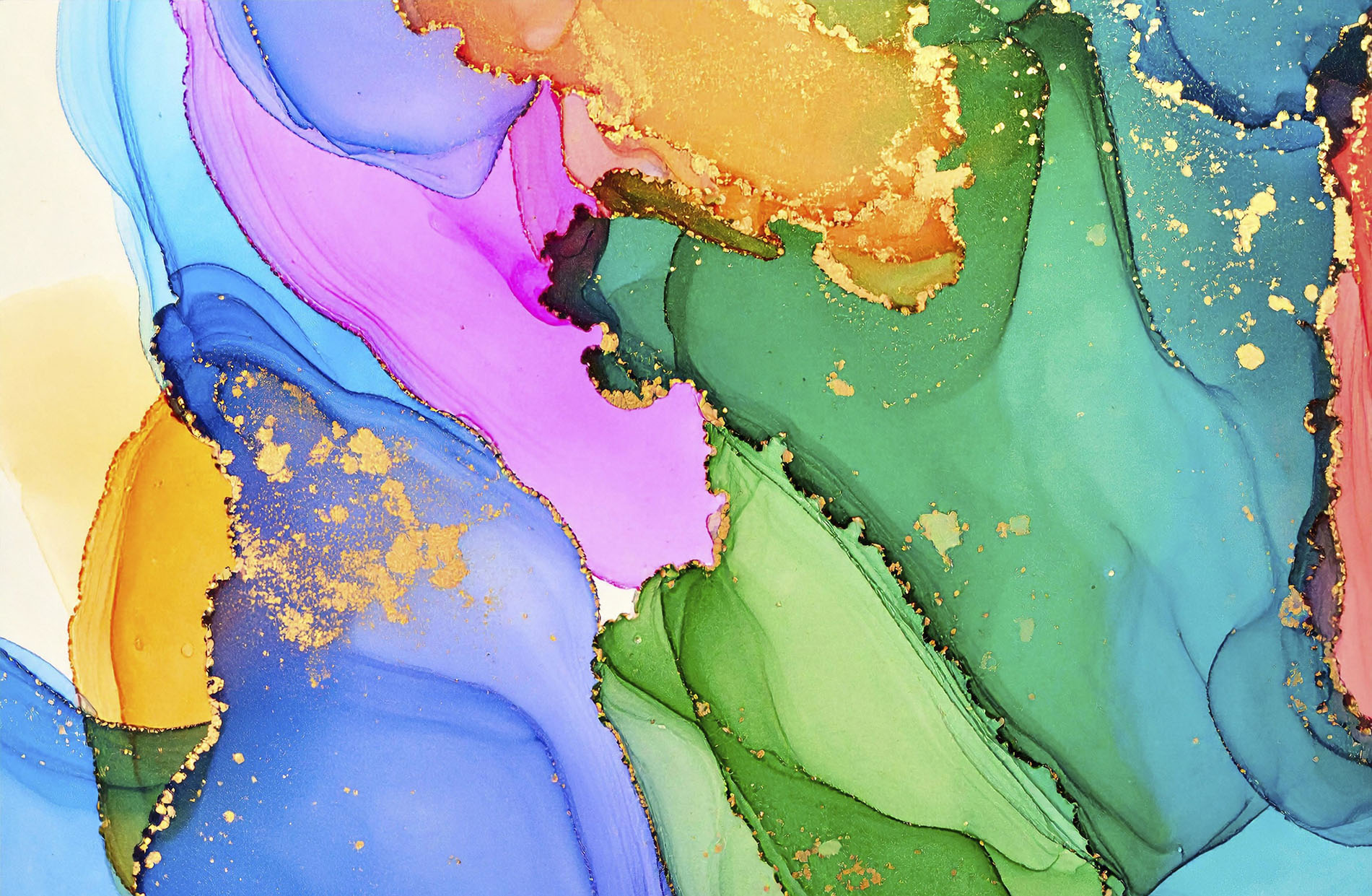 Colorfully painted background with vivid brush strokes and abstract design, symbolizing creativity, expression, and artistic inspiration, AI generated