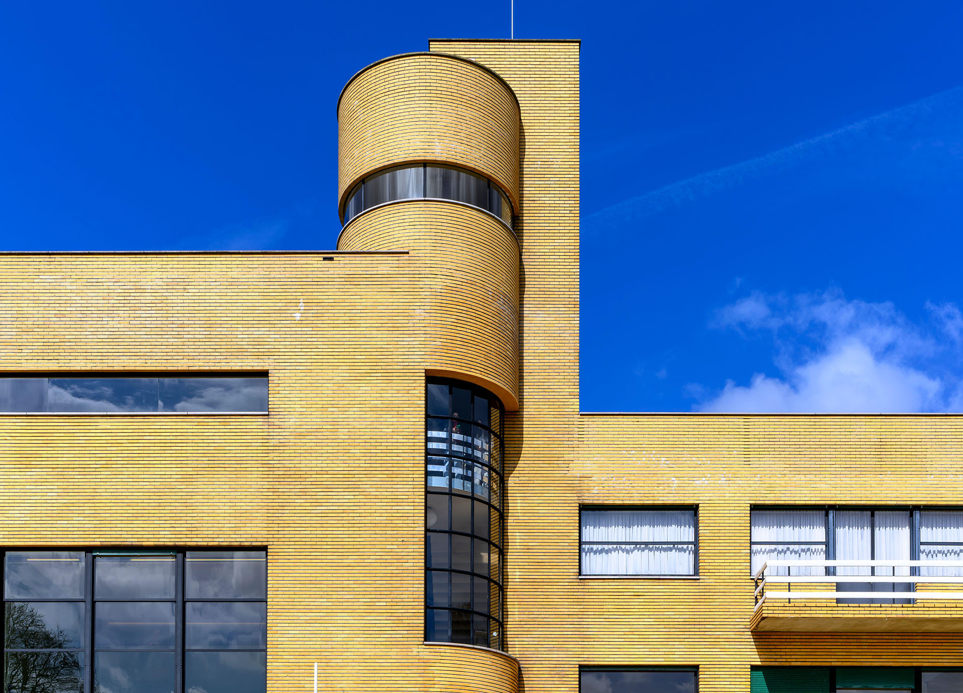 Outside Villa Cavrois in Croix, on the outskirts of Lille. The Modernist, Art Deco mansion, by architect Robert Mallet-Stevens was completed in 1932.