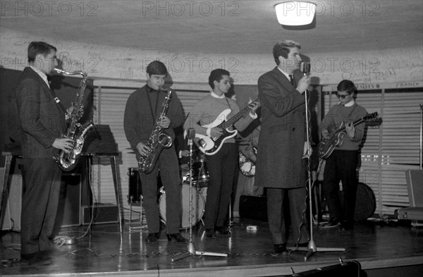 Eddy Mitchell, Aldo Martinez et Jacques Dutronc, 1965