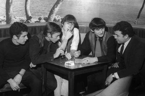 Ronnie Bird with his musicians, 1964