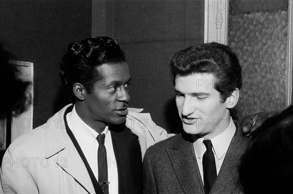 Chuck Berry and Eddy Mitchell, 1965