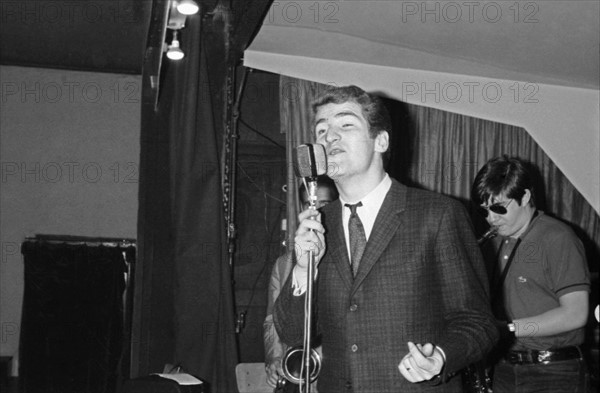 Eddy Mitchell en répétitions, 1965