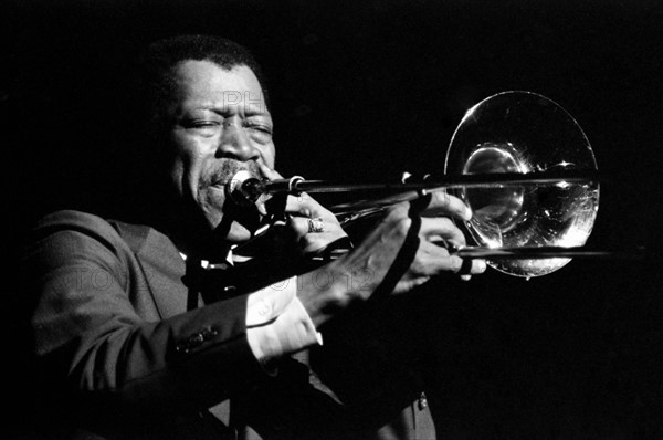 Al Grey, Trombonist of the Count Basie Orchestra, 1977
