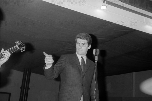Eddy Mitchell en répétitions, 1965