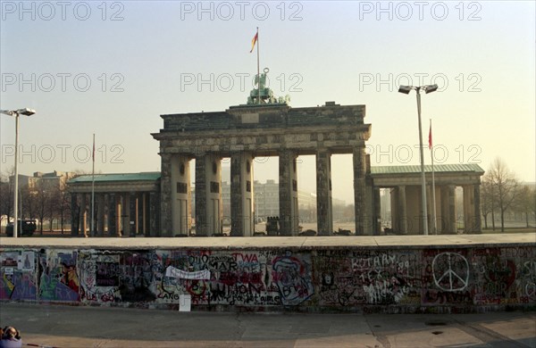 Berlin après la chute du Mur, en novembre 1989