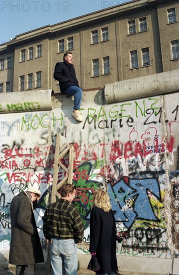 Berlin après la chute du Mur, en novembre 1989