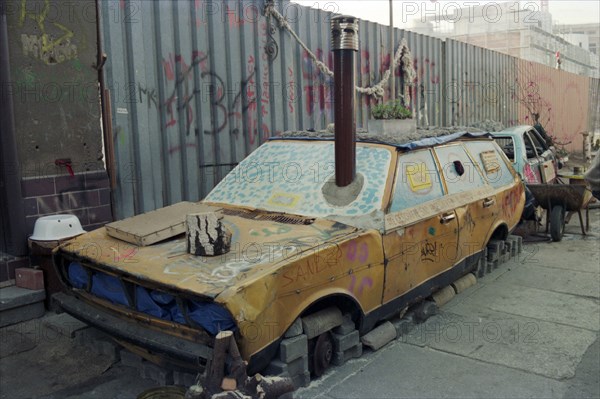 Berlin après la chute du Mur, en novembre 1989