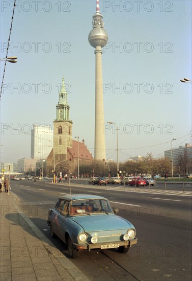 Berlin après la chute du Mur, en novembre 1989