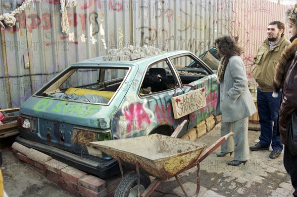 Berlin après la chute du Mur, en novembre 1989