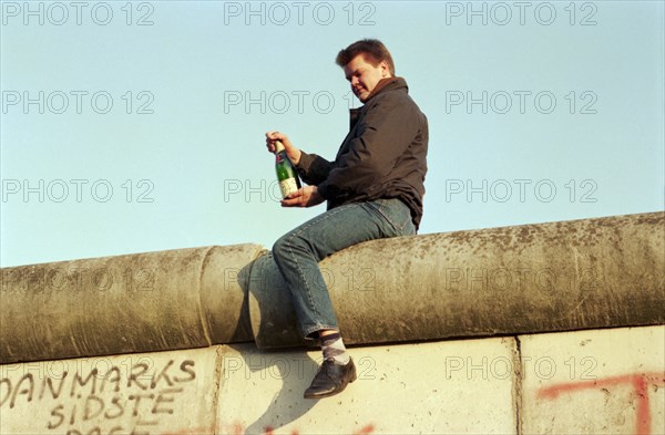 Berlin après la chute du Mur, en novembre 1989