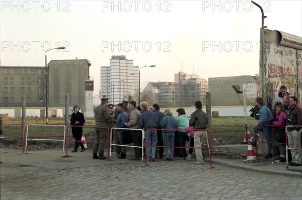 After the Fall of the Berlin Wall, November 1989