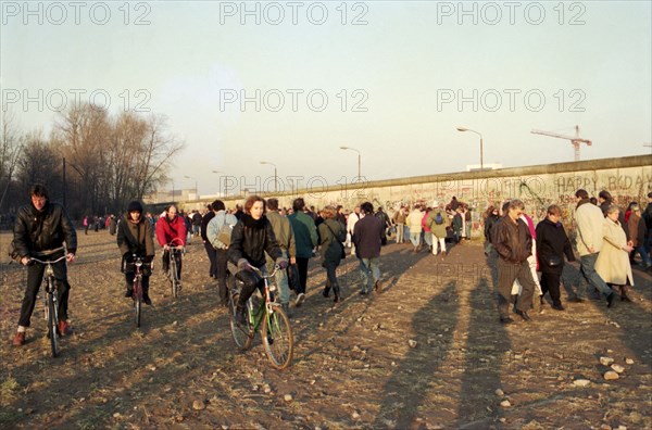 Berlin après la chute du Mur, en novembre 1989