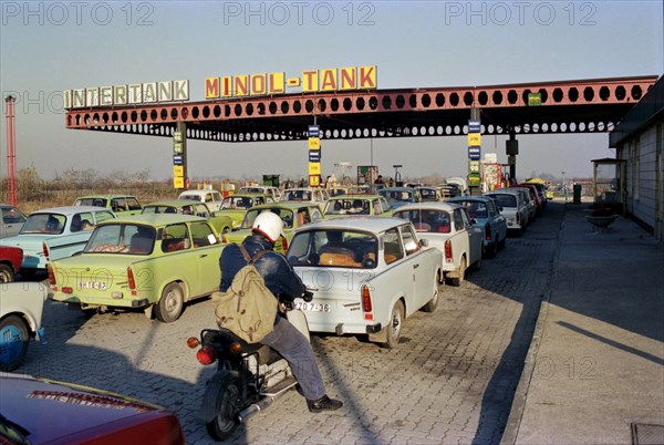 Berlin après la chute du Mur, en novembre 1989