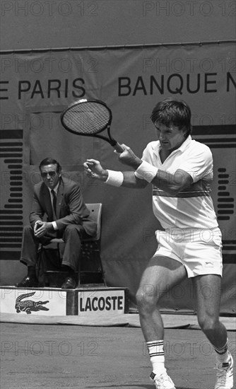 Jimmy Connors at the 1989 French Open