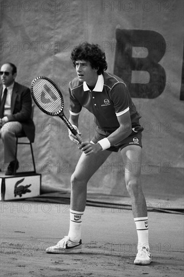 Guy Forget at the 1982 French Open