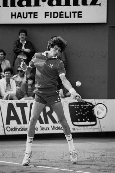Guy Forget at the 1982 French Open