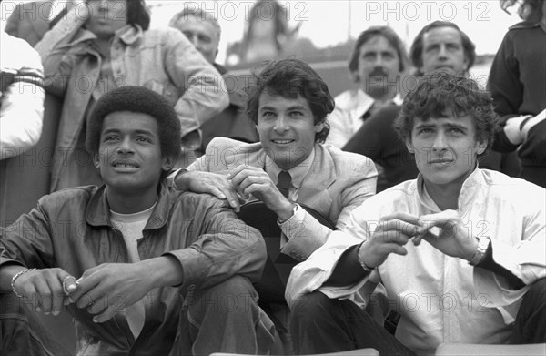 Yannick Noah, Patrick Proisy et Pascal Portes