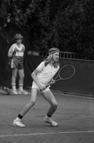 Steffi Graf at the 1983 French Open