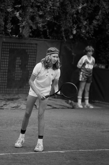 Steffi Graf at the 1983 French Open