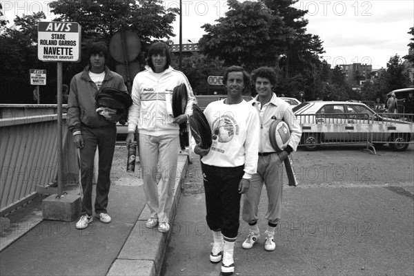 Joueurs de tennis italiens à Roland Garros, 1982