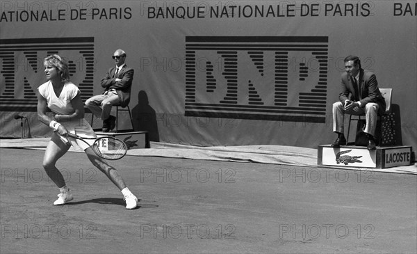 Chris Evert at the 1984 French Open