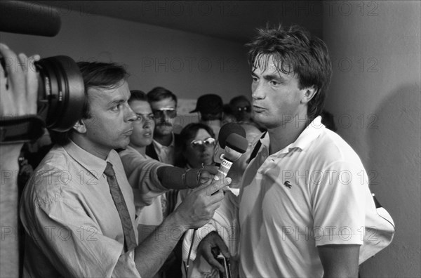 Patrice Dominguez, Henri Leconte, 1988