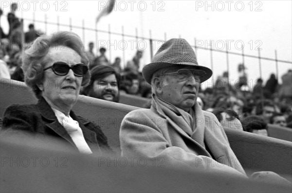 René Lacoste and Simone Thion de La Chaume, 1978