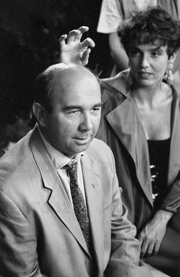 Gérard Jugnot et Philippine Leroy-Beaulieu, 1991