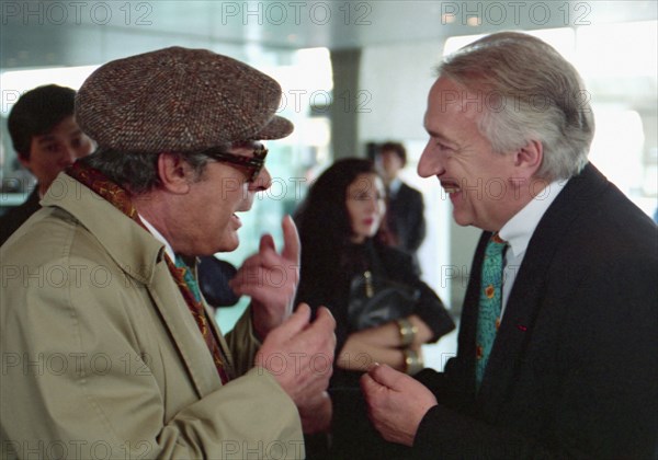 Marcello Mastroianni and Jean-Pierre Cassel, 1994