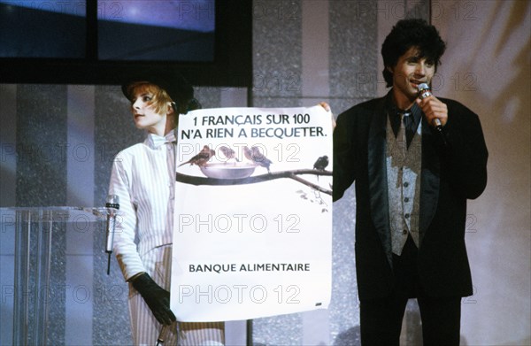 Mylène Farmer and Jean-Luc Lahaye