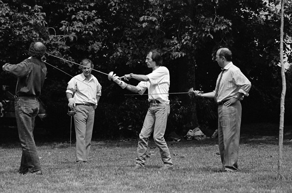 Pierre Arditi et Gérard Jugnot, 1991