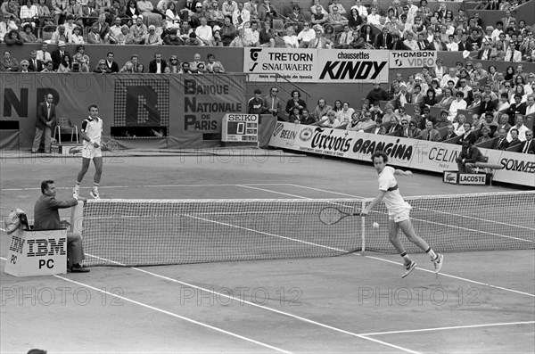Demi-finale du simple Messieurs du tournoi de Roland Garros 1985