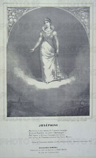Full length image of Joséphine de Beauharnais, Caron Delamarre