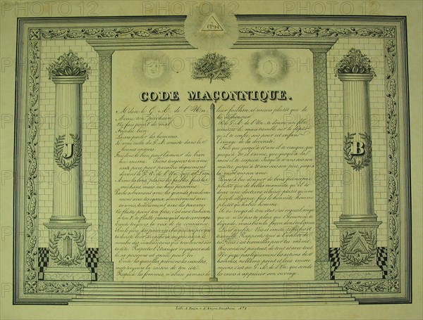 Masonic code, A. Patin