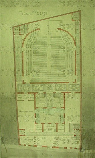 Plans of the Grand Orient de France, 1st floor