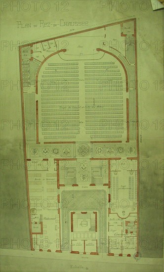 Plans du Grand Orient de France, Rez-de-chaussée