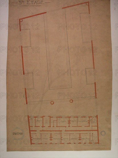 Plans of the Grand Orient de France, 5th floor