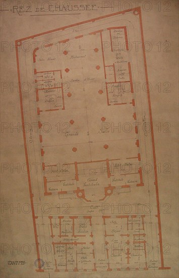 Plans of the Grand Orient of France, Ground floor