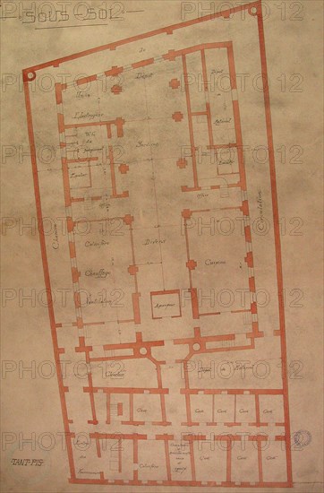 Plans of the Grand Orient de France, Cellar