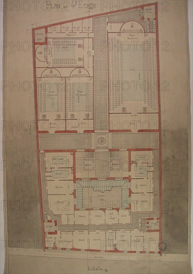 Plans du Grand Orient de France, 4e étage