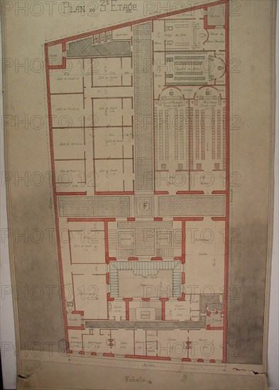 Plans du Grand Orient de France, 3e étage