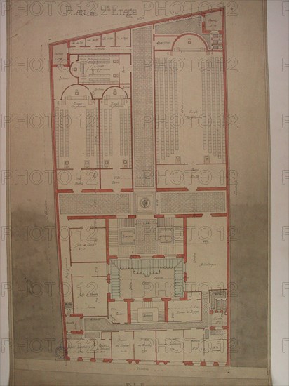 Plans du Grand Orient de France, 7e étage