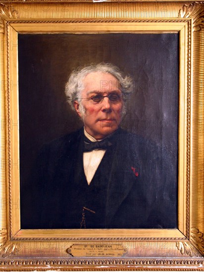 Portrait by A de Saint-Jean, Charles Serres