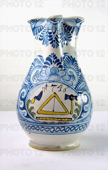 Faience Jug