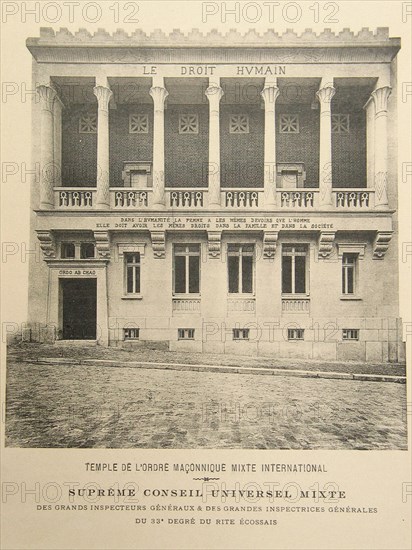 Ancien temple maçonnique à Paris